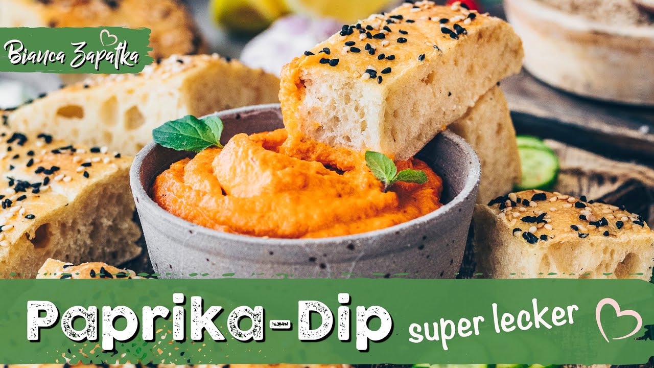 Paprika-Cashew-Aufstrich - Veganer Dip, Brotaufstrich - Das Beste ...