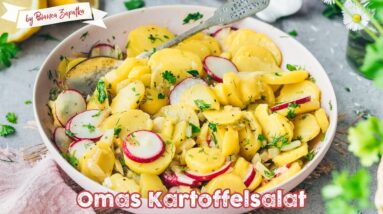 Der Beste Kartoffelsalat mit Brühe und Dill nach Omas Rezept (einfach, vegan, gesund & lecker)
