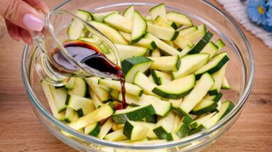 A Korean chef taught me how to cook zucchini so deliciously! Very fast and tasty!