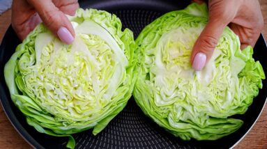 This is so delicious! I eat a lot of cabbage this season! Fresh cabbage recipes! Cabbage steaks