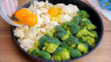 I've been making this cauliflower and broccoli all week and my husband has been asking for more!