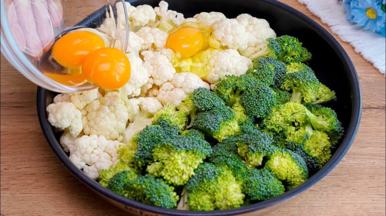 I've been making this cauliflower and broccoli all week and my husband has been asking for more!