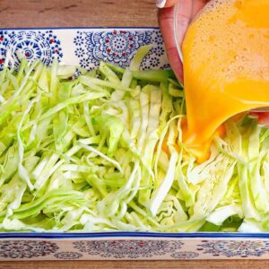 It’s so delicious! In the autumn you should eat more cabbage! Quick and easy cabbage recipe!