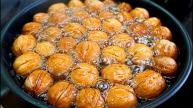 Put a walnut in boiling water! My grandmother's cooking secret!