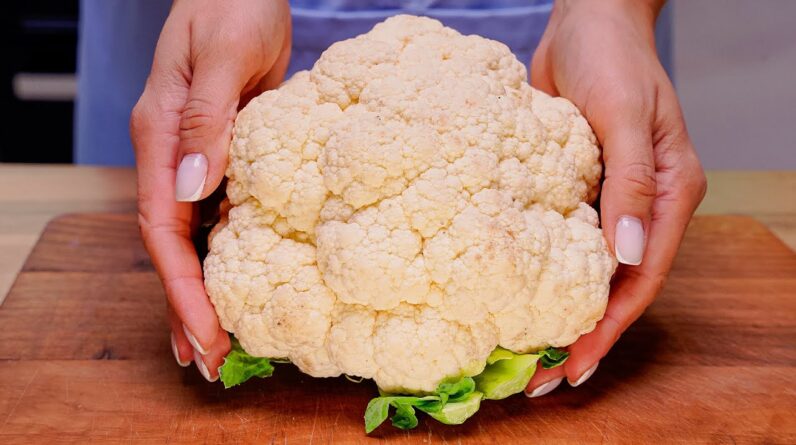 👍Don't cook cauliflower until you see this recipe!🔥Easy and delicious!