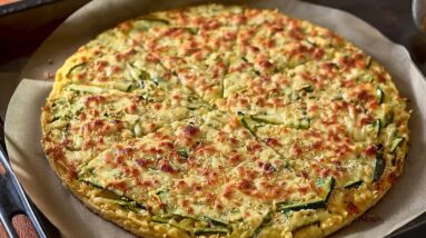 I don't buy pizza anymore! Healthy recipe from 1 zucchini and oatmeal! zucchini recipes