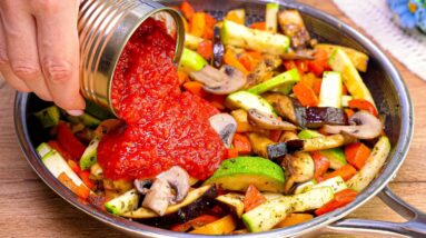 DO NOT cook vegetables until you see this recipe! Healthy post-holiday lunch!